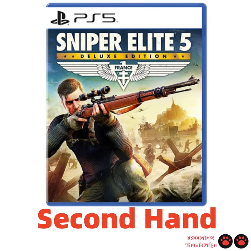 

Second Hand Game Discs Sniper Elite 5 Sony Playstatio5 PS5 Game CD