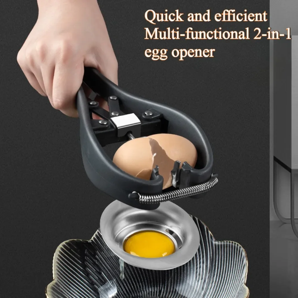 

Eggshell Separator Handheld Eggshell Opener Household Egg Cutting Tool Portable Egg Cracking Tool for Household Kitchen Baking