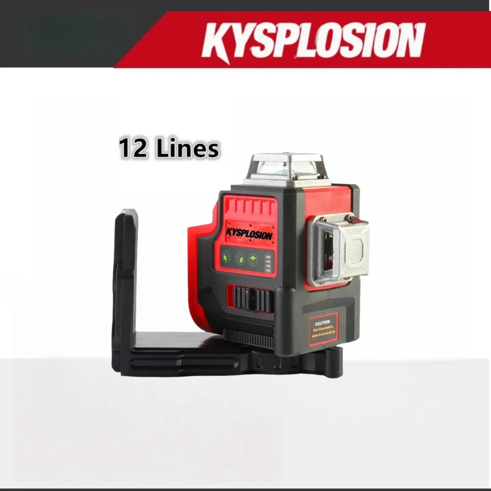 

For Milwaukee M18 battery Laser level machine Laser leveler Leveling laser 12 Lines 3D Horizontal & Vertical Green Beams Light