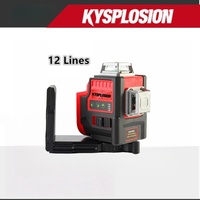For Milwaukee M18 battery Laser level machine Laser leveler Leveling laser 12 Lines 3D Horizontal & Vertical Green Beams Light
