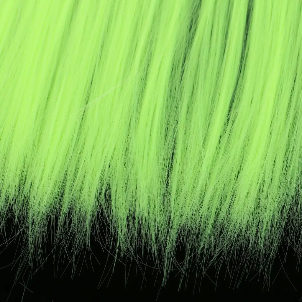 Hoge temperatuur draad rechte lange haarstukje pop meisjes vrouwen