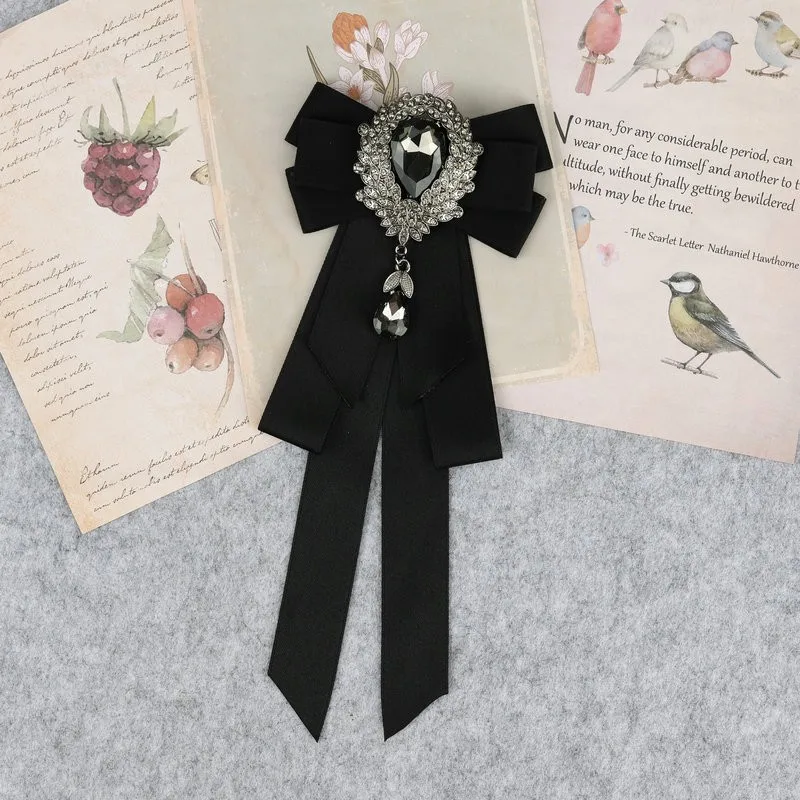 Hand Made Jungen Klassische Bowties Krawatte Band Strass Corsage Bowtie Krawatte Geschenke für Männer Hochzeit Formale Kleid Zubehör – Detail 30