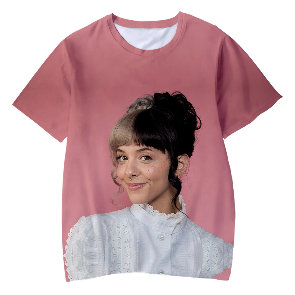 Summer Melanie Martinez T-Shirts Singer 3D Print Men Women Hip Hop Casual Oversized Short Sleeve T Shirt Male Tees Tops Clothing