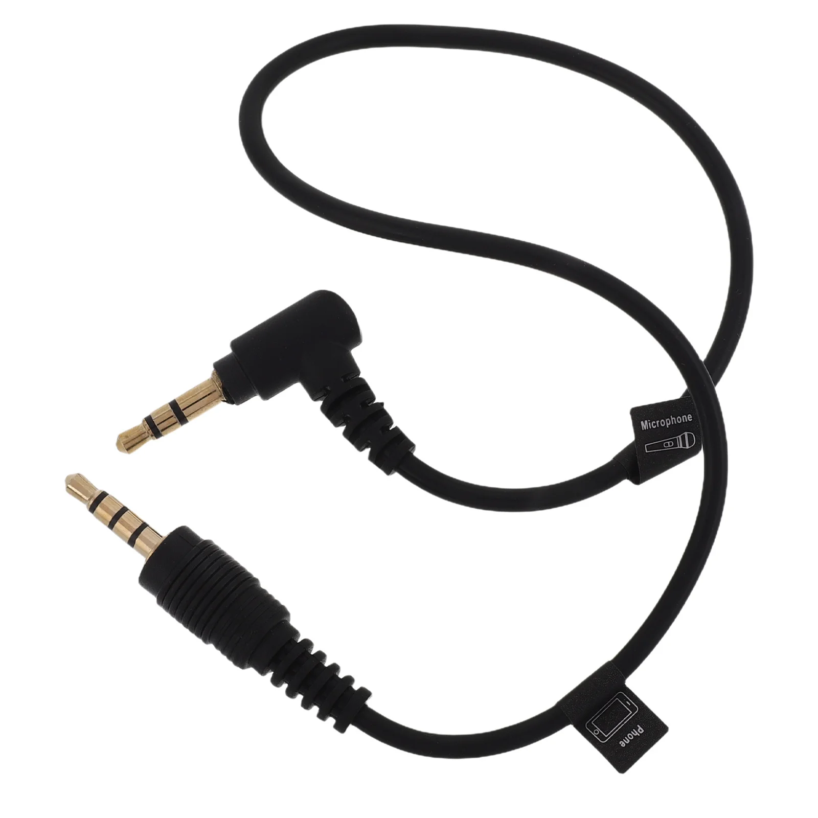 

Trrs to Trs Headphone Adapter Cable 3.5mm Multi Function for Computer Dslr Camera Phone Audio Transmission Mic Cable