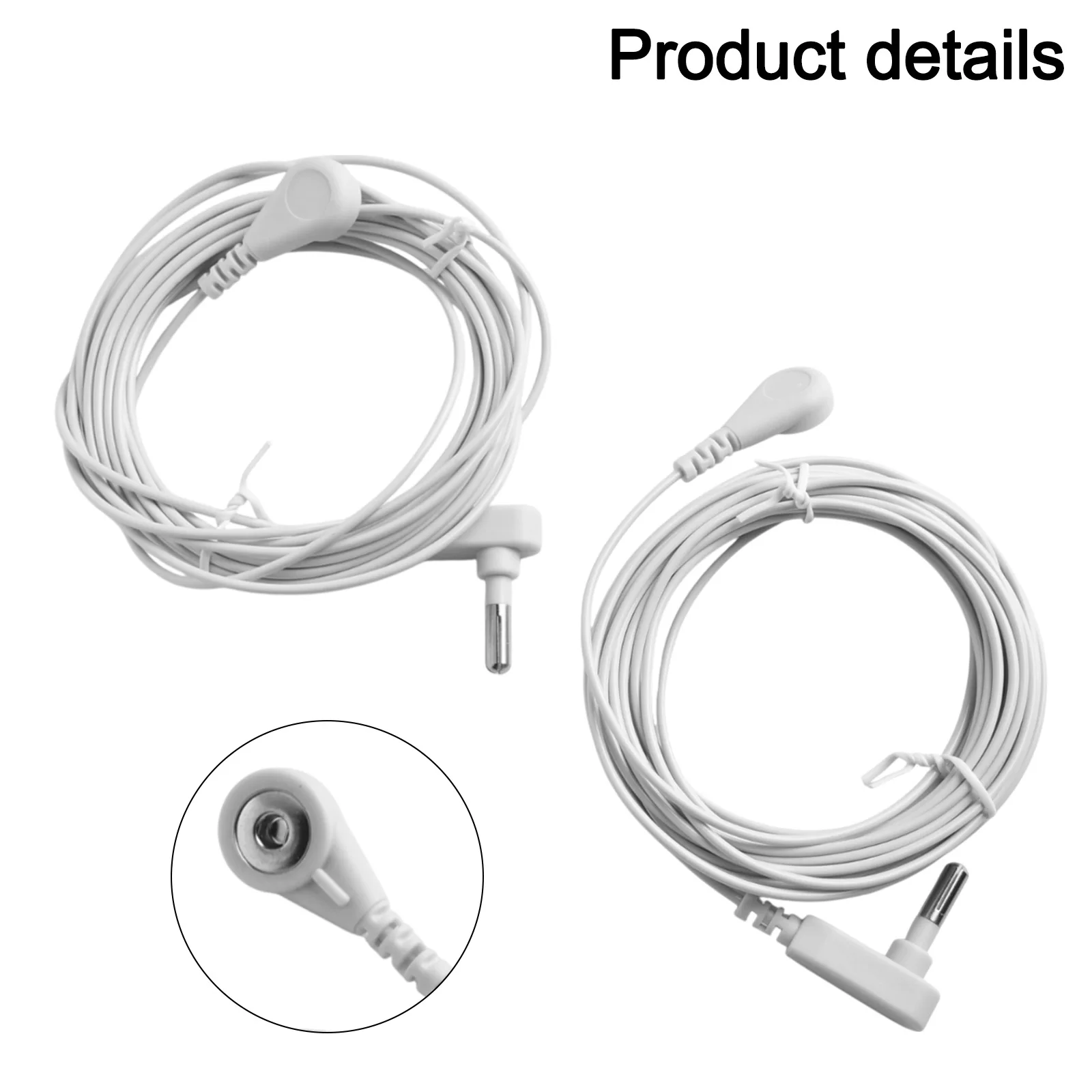 15ft For Grounding Cords Set of 2 Compatible with For Grounding Products like Mats and Sheets for Improved Health