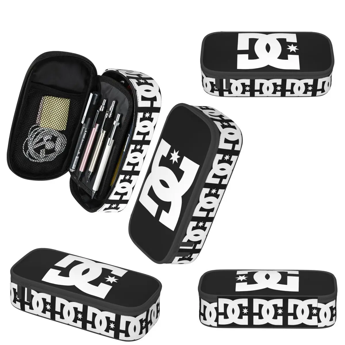 DC Shoe Co Pencil Case for Studen School Pen Box Pencil Bag Stationery Supplies Pen Holder Bag