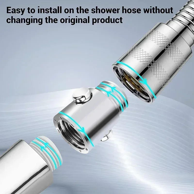 ABS دش رئيس صمام وقف المياه بيديت البخاخ فاصل المياه محول منظم التدفق وقف التبديل اكسسوارات صنبور الحمام