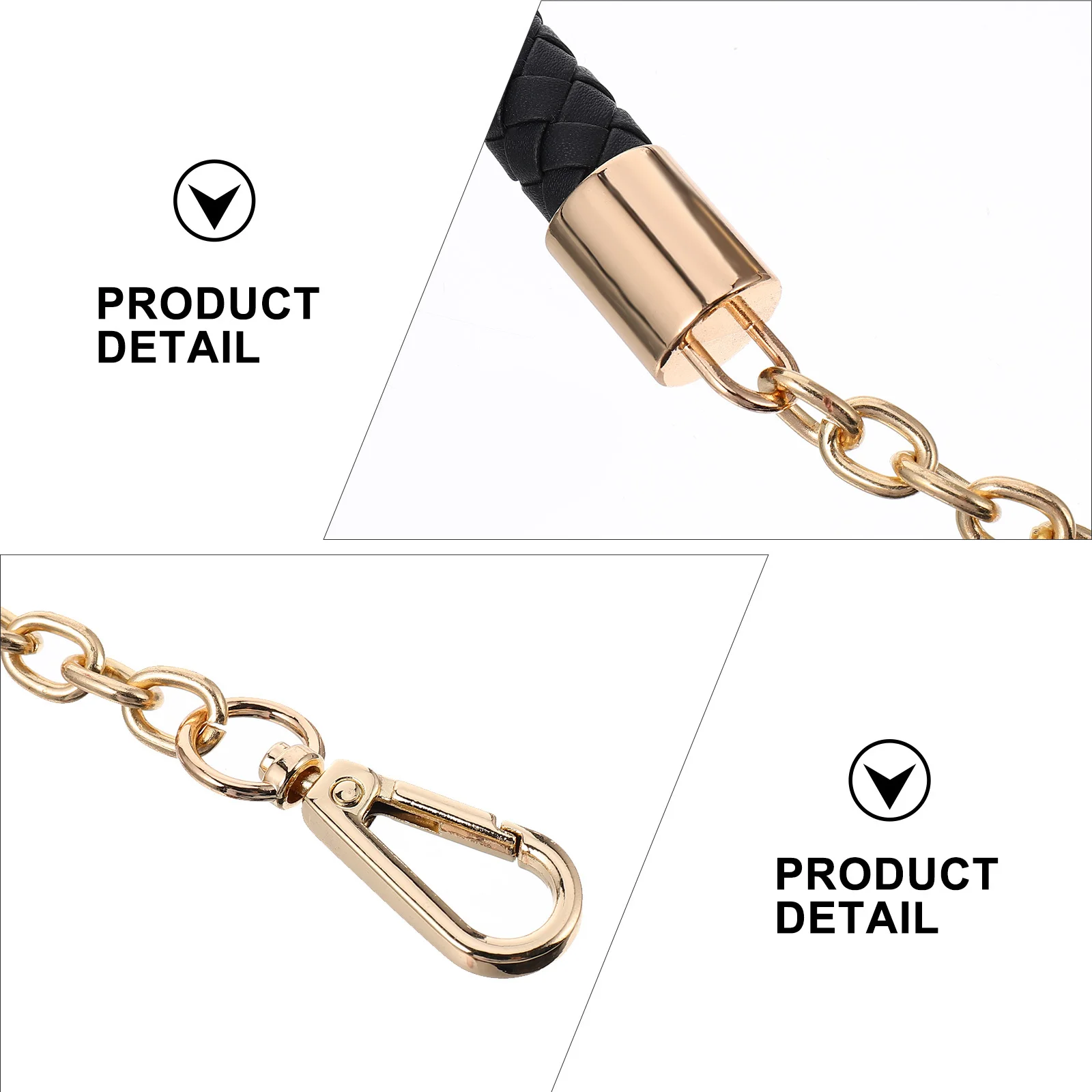 DIY حقيبة حزام استبدال حزام لحقيبة اليد حقائب الكتف حمل الحقائب النسائية المألوف الزخرفية سلسلة النسيج التبعي