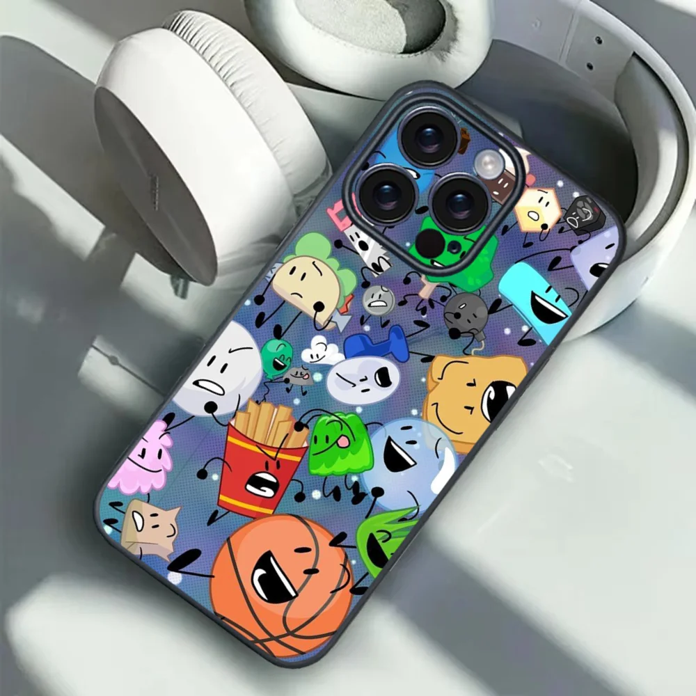 Bfdi Battle For Dream Island Phone Case For iPhone 16 15 14 13 12 11 PRO MAX PLUS Mini TPU Soft to Skin-friendly Case