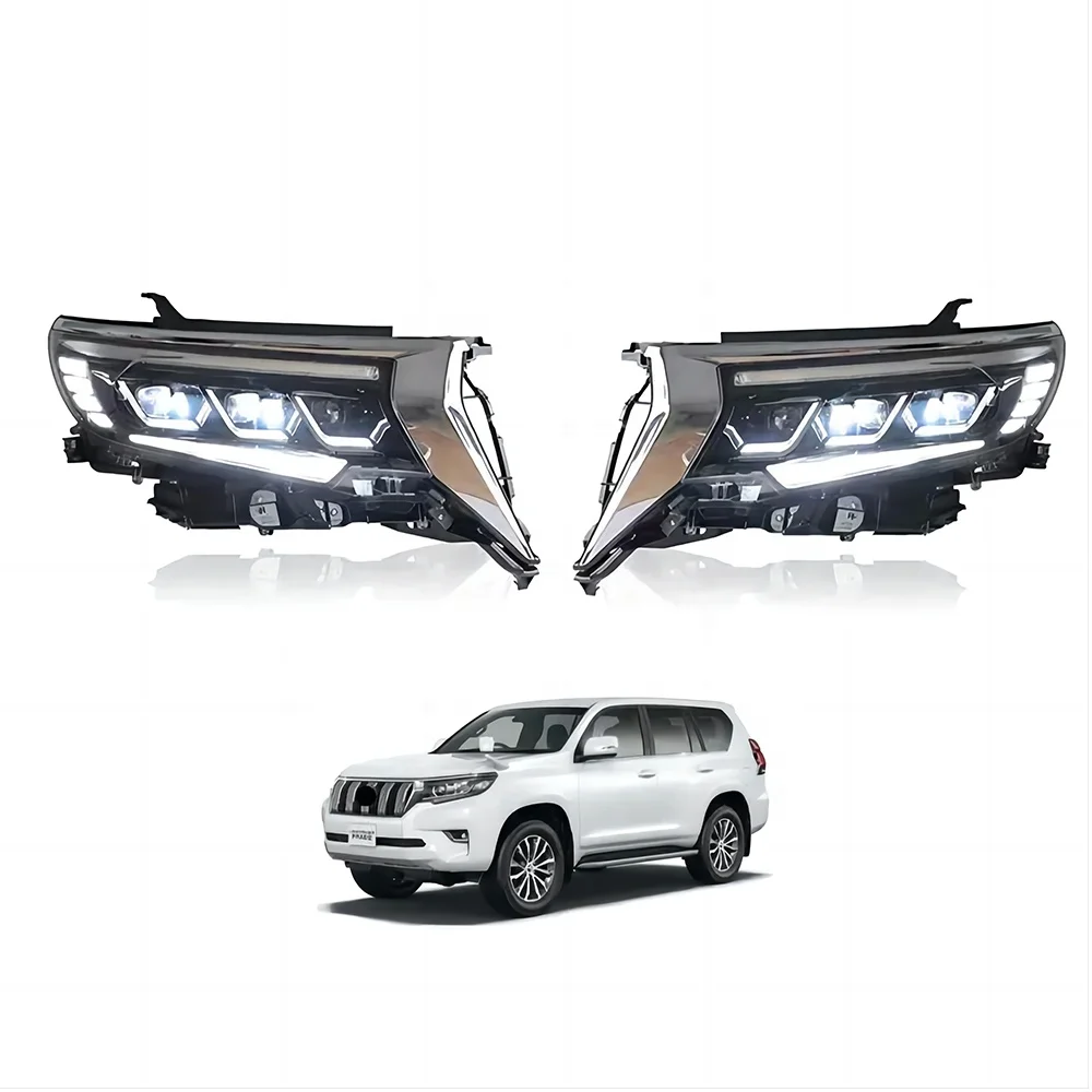 

Auto Headlights For Prado 150 LED headlight 2018 headlamp