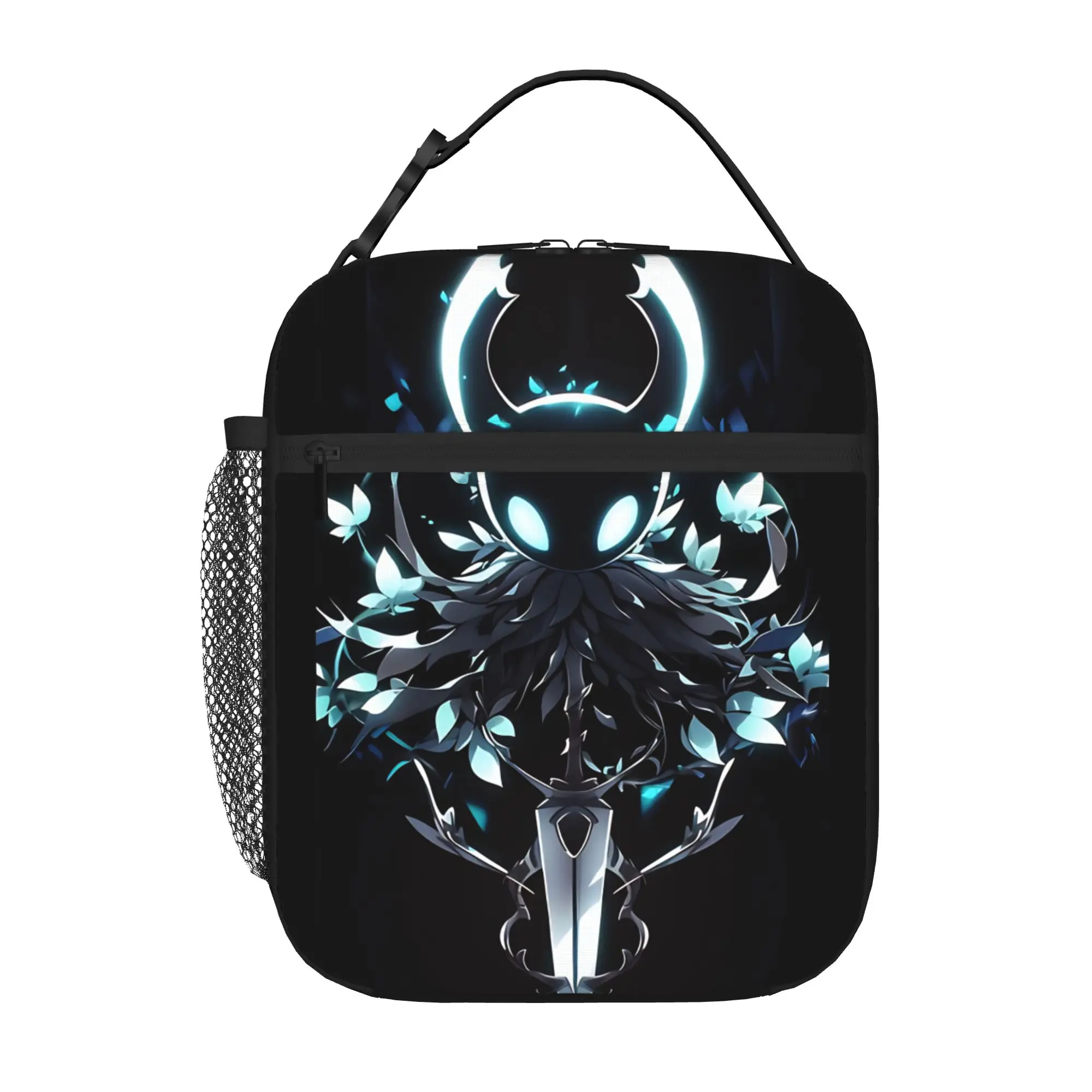 1 Piece For Students Food Container Mask Portable Pocket Hollow Knight Zipper Closure Aluminum Foil Food Pouch For Travel