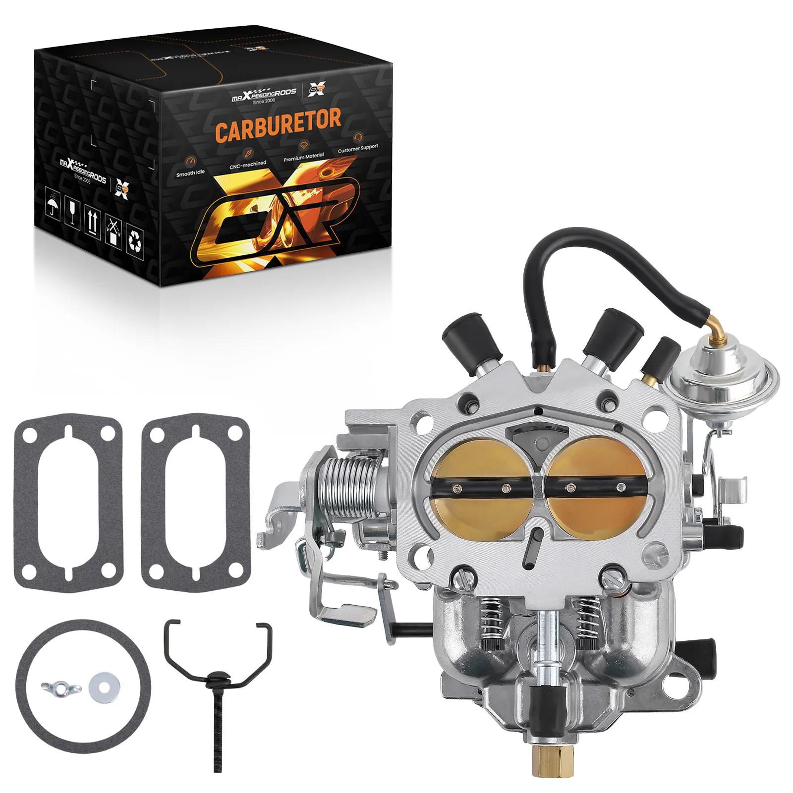 2 Barrel Carburetor carby for Dodge Plymouth Engines 1966-1973 82.2mm×47.5mm for Plymouth Models view 3