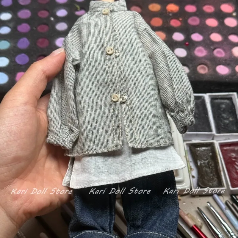 

2026 Kari Doll Clothes and skirts Long sleeved shirt+sleeveless white shirt+pants for Landazz Landoudou ob22 ob24Doll