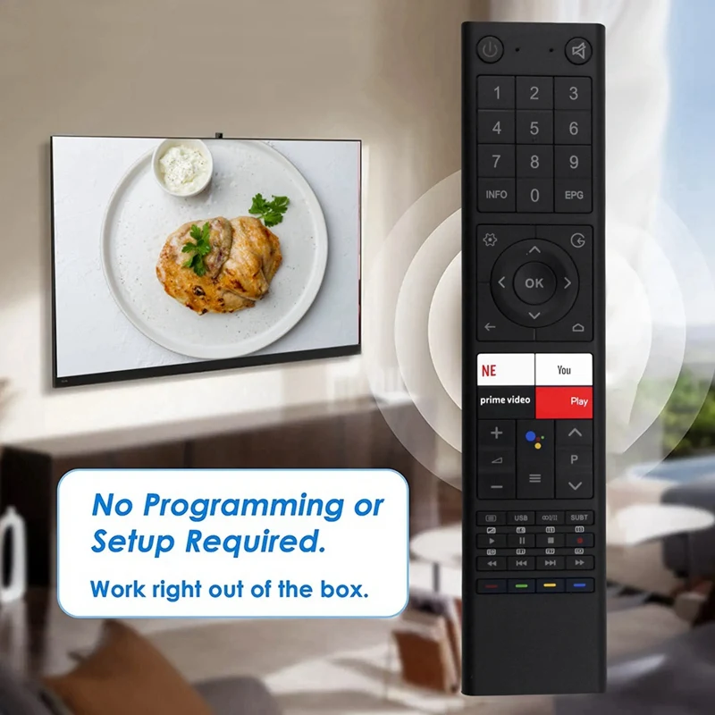 Nowy zamiennik GCBLTV02ADBBT z pilotem do CHIQ LCD TV z Bluetooth