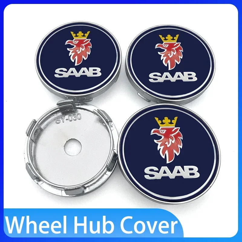 

Pcs 60mm Car Wheel Center Hub Cap Tire Rim Cover Decoration For Saab 9-3 93 9-5 9 3 900 9000 95 Scania Sweden Car Accessories