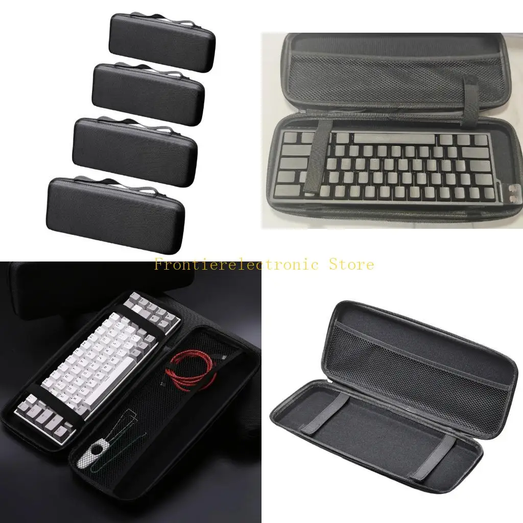 

G8DB Lightweight Mechanical Keyboard Storage Bag Water Resistant Oxford Cloth Design Portable Carrying Case Organiser