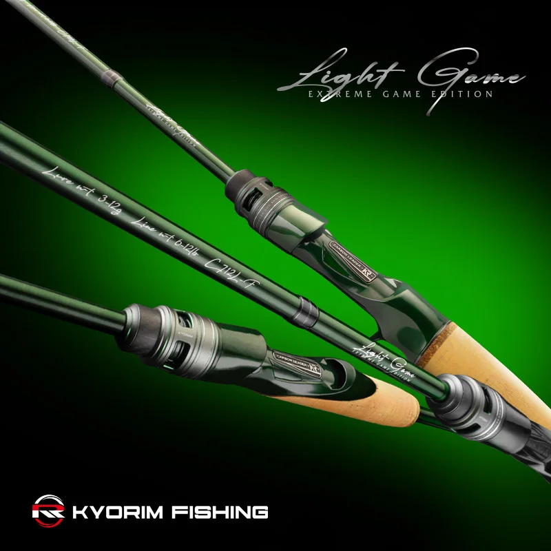 kyorim stream game lure vara de pesca secoes acao rapida torayca carbono fuji um guia carretel de carbono assento truta rod 01