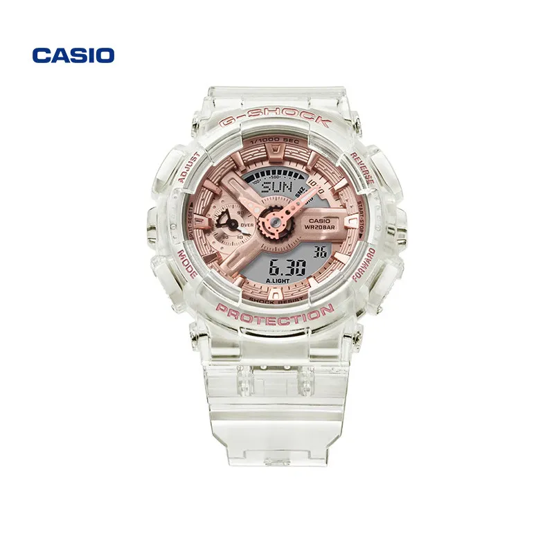 Reloj Casio G-SHOCK GMA-S110VW, Elegante y Transparente con Colores Vibrantes para Estudiantes