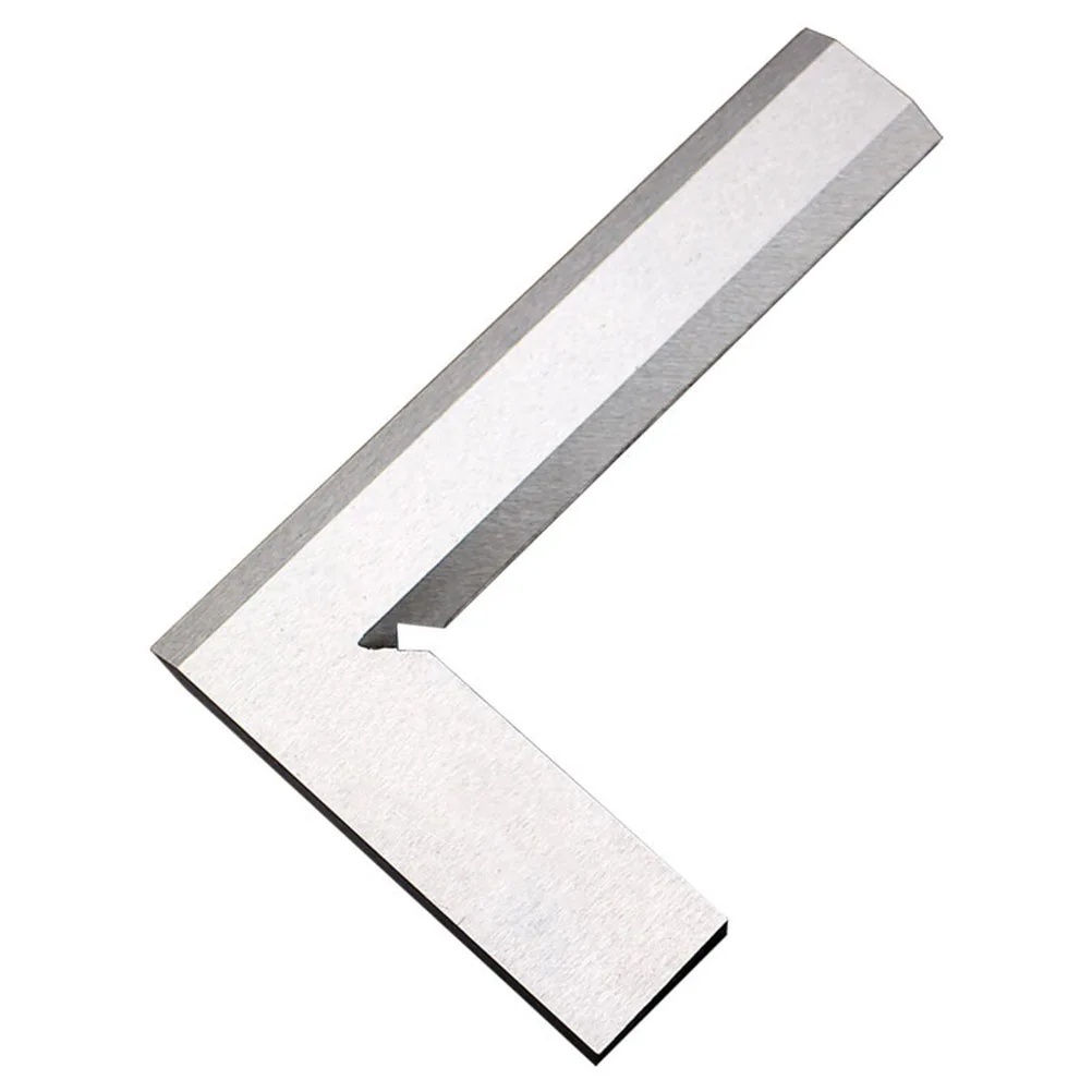 

Carbon Steel Angle Ruler 90 Degrees L Shaped Square Measuring Tool for Machinist Compact Lightweight Portable Right Ruler Model
