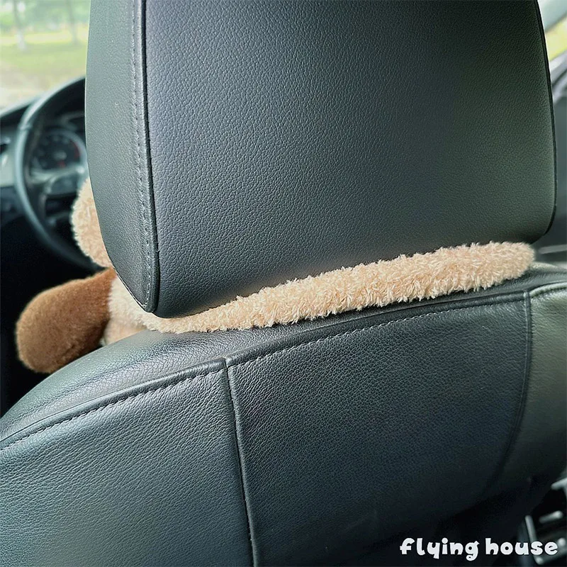 Nieuwe Sanrio Hello Kitty Pluche Auto Hoofdsteun & Taille Kussen Set Nekbescherming Kussen Zetel Taille Ondersteuning Zachte Auto-interieur