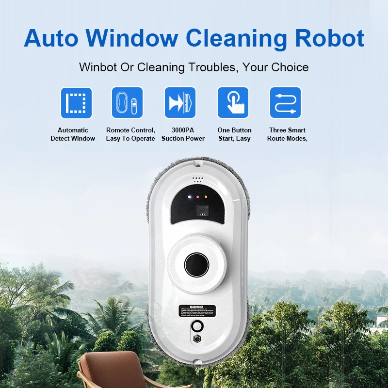 Window cleaning Intelligent window cleaning unit