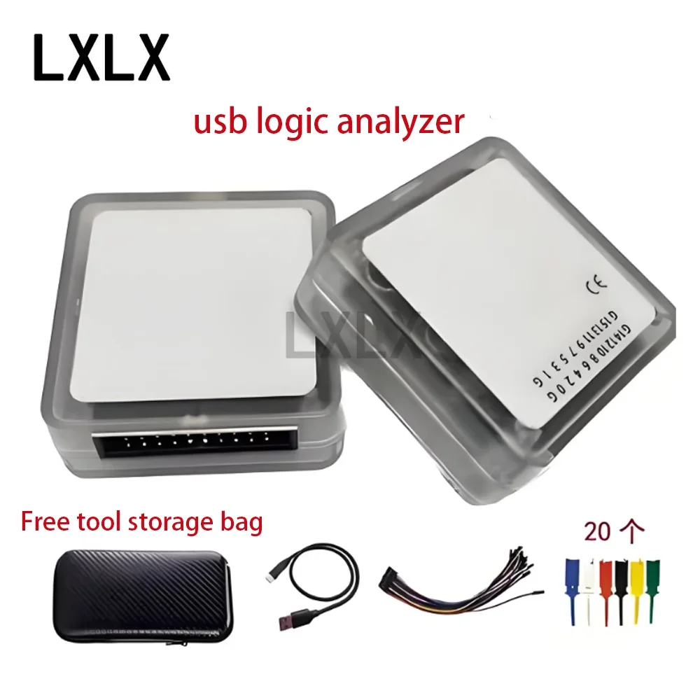 LXLX1 YG1016 Usb Logic Analyzer Saleae Logic Compatible with Official Version Sampling 16 Channels 100M