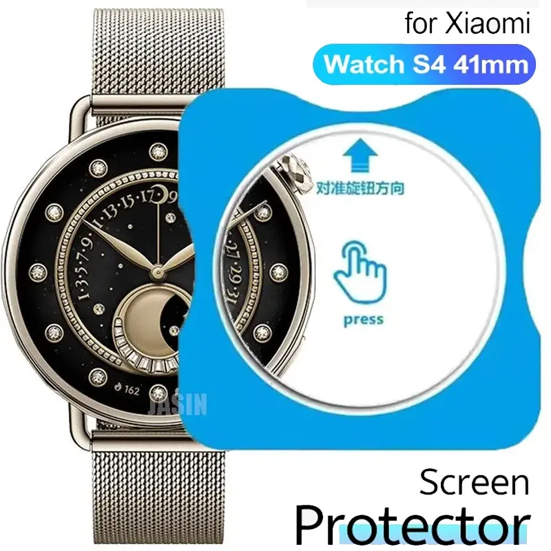 1-3PCS Screen Protector For Xiaomi Watch S4 41mm Tempered Glass Easy To Install Protective Cover Films For Xiaomi Watch S4 41mm