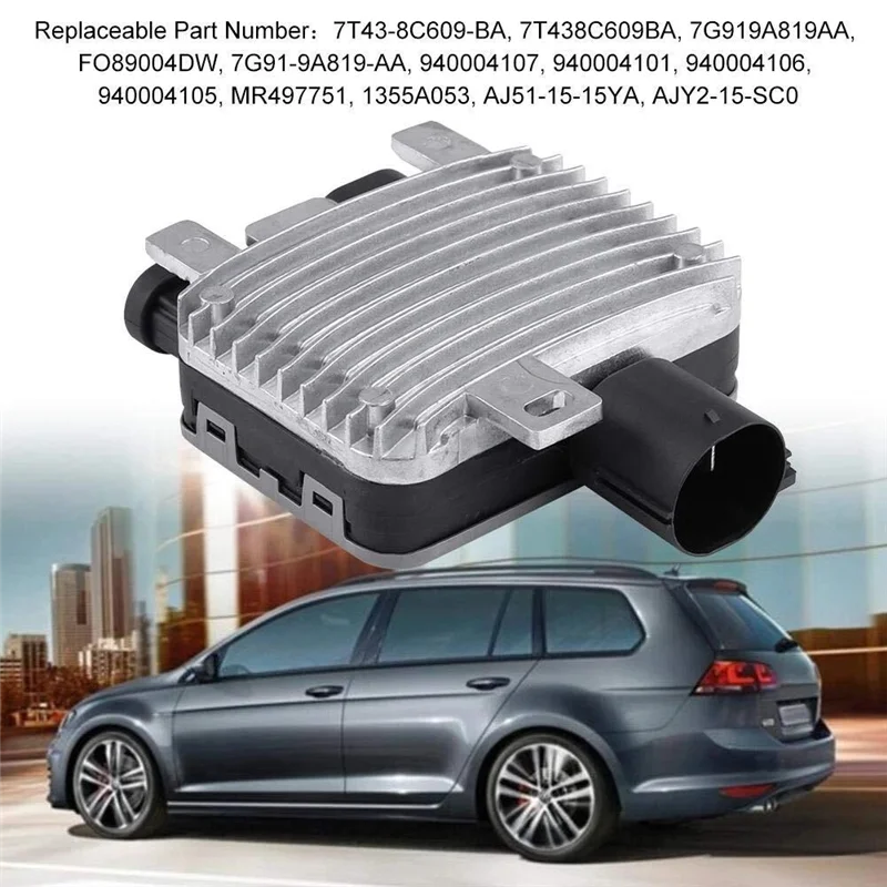 

AS57-Car Cooling Fan Control Module 941013801 940009402 For Land Rover Freelander II 07-15 Ford Mondeo S-MAX Volvo XC60 XC70