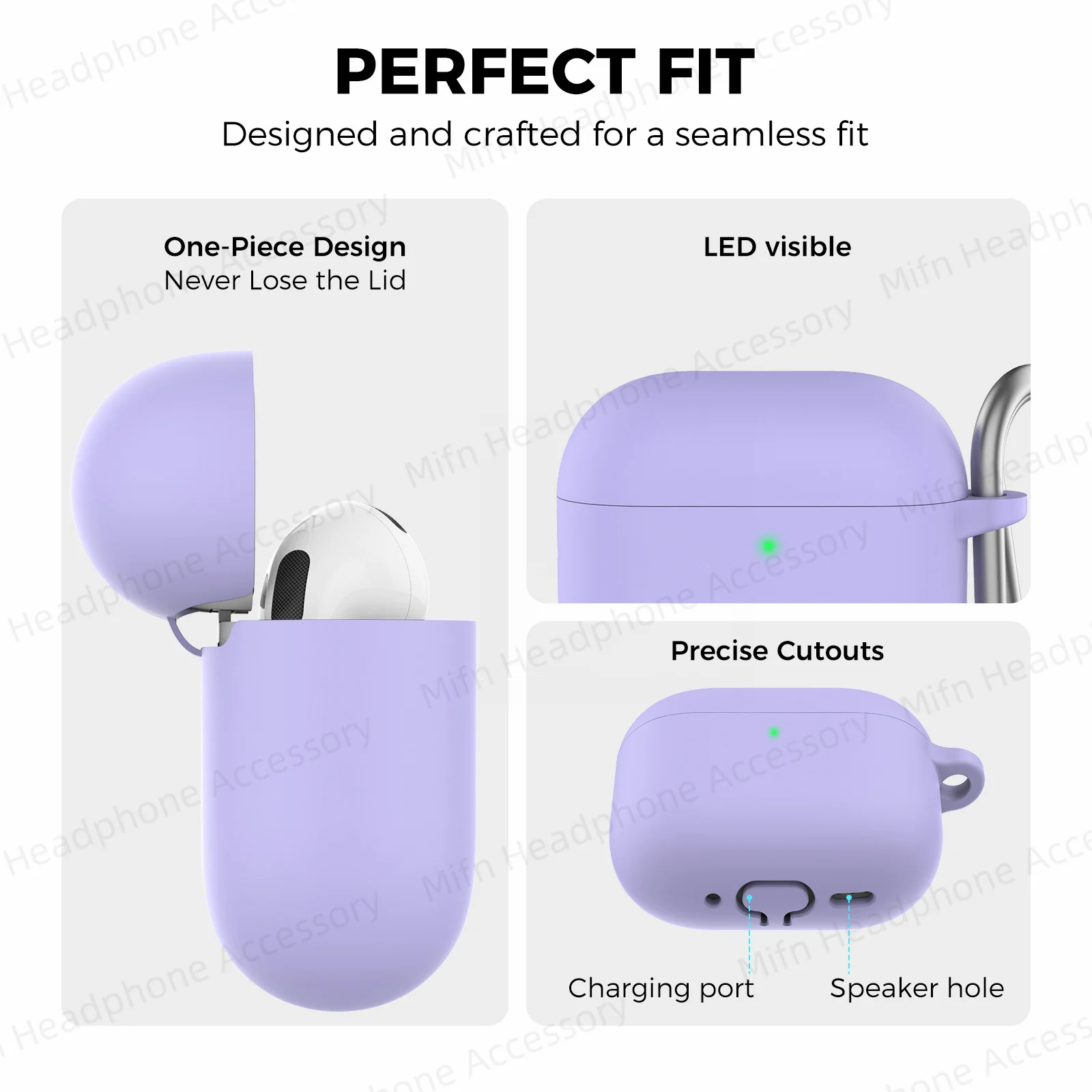 Чехол для AirPod Pro 3, чехол для наушников Apple Airpods Bluetooth с брелоком, мягкий силиконовый чехол для AirPods 4/Pro, защитный чехол