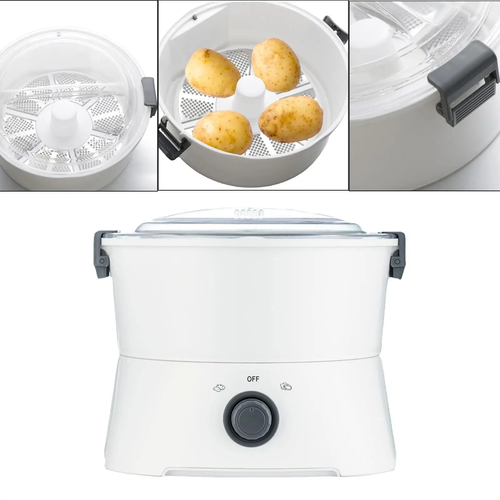 Potato Peeling Machine Household Multifunctional Portable Automatic Potato Peelers for Household Hotel Picnic Kitchen