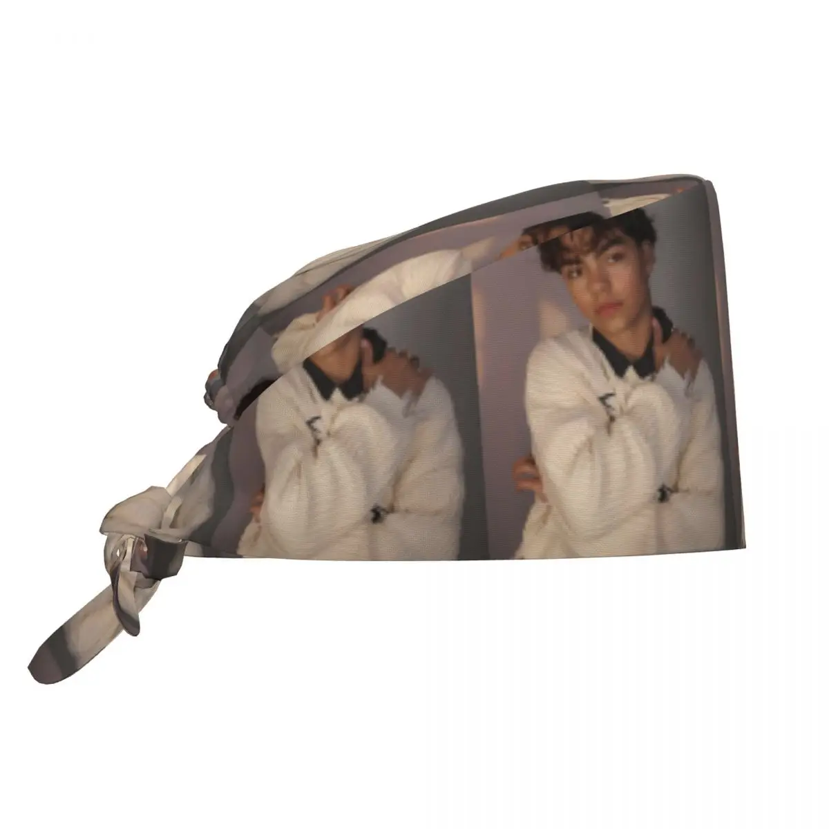 Malachi Barton Actor Scrub Cap Vintage Tooth Check Surgicals Caps for Men Women Pet Grooming Nursing Working Caps Hat