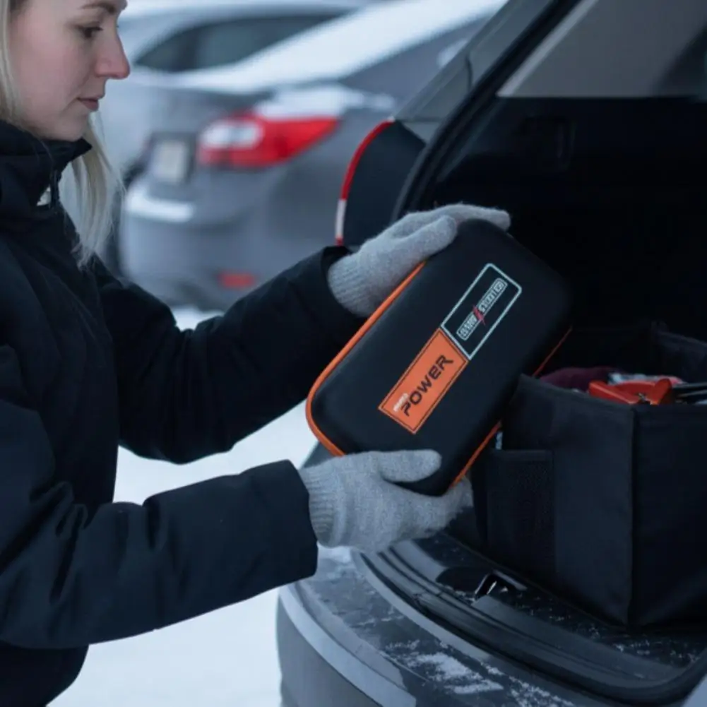 EVA-Aufbewahrungstasche für Auto-Notstromversorgungen und Starthilfegeräte, stoßfeste UltraSafe-Aufbewahrungstasche 21×11×7CM – Detail 7