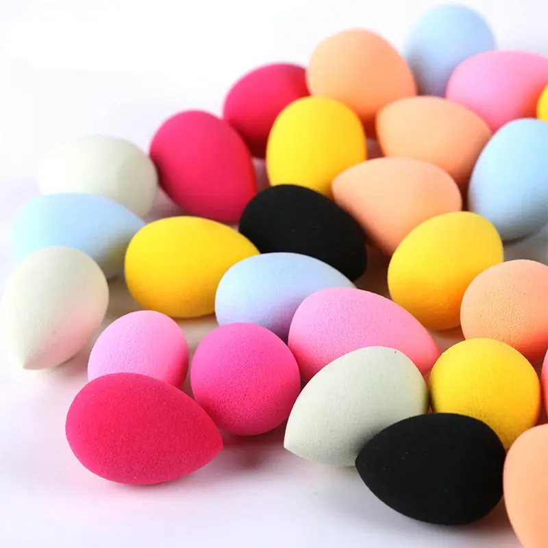 mini water drop shape make up sponge beauty blender case makeup tools and accessories face sponge maquillajes al por mayor