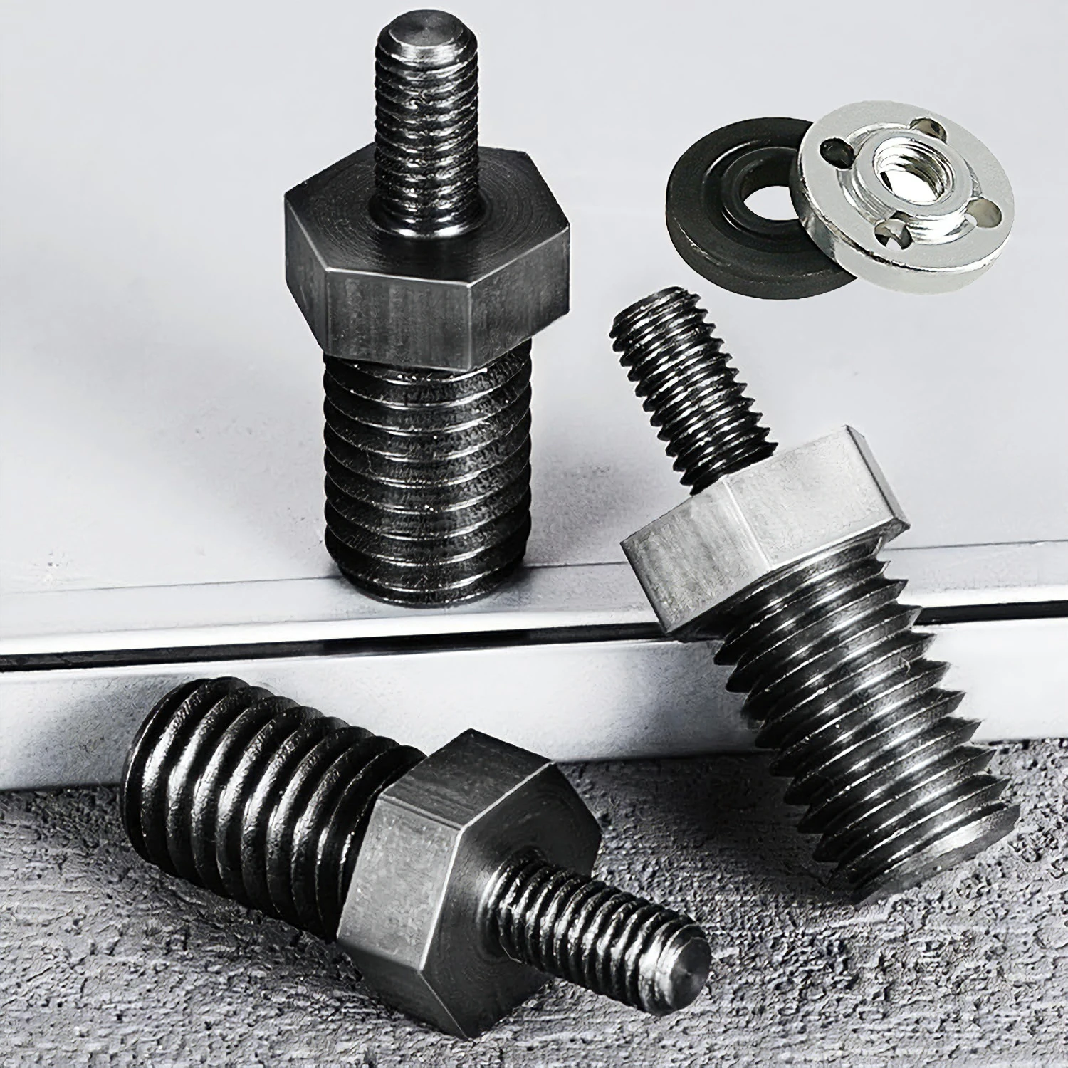 1M5 To M10 Spindle Adapter With Pressure Plate Set Thread Converter Head for 3