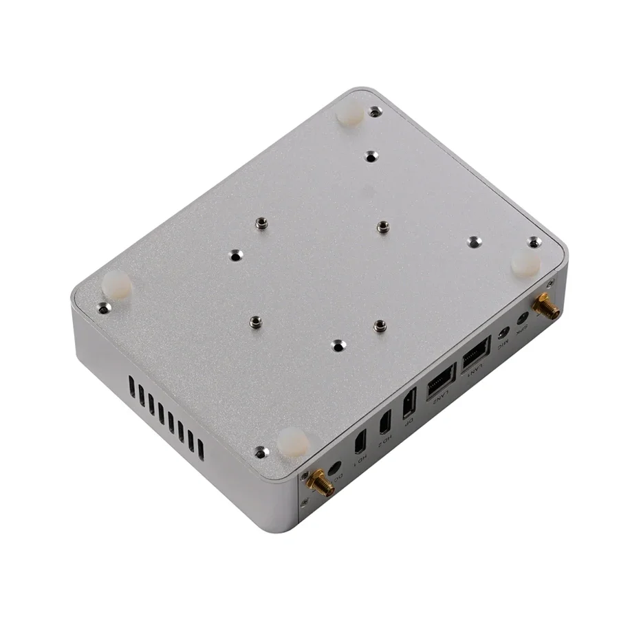 Nuovo N100 Palm Fanless Mini PC Intel Quad Core 12a generazione CPU 3 * Display Computer 2 * HDMI 1 * DP 2 * LAN Router morbido Windows11 Firewall