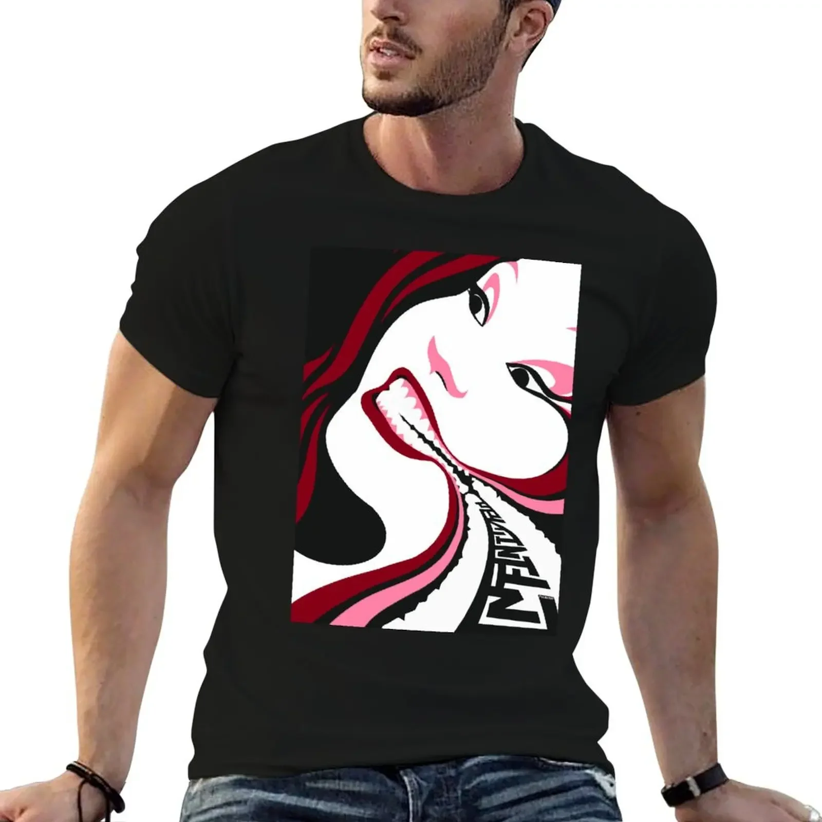 

Infinity Pool Movie Art T-Shirt plus sizes summer tops vintage anime shirt Men's t-shirt