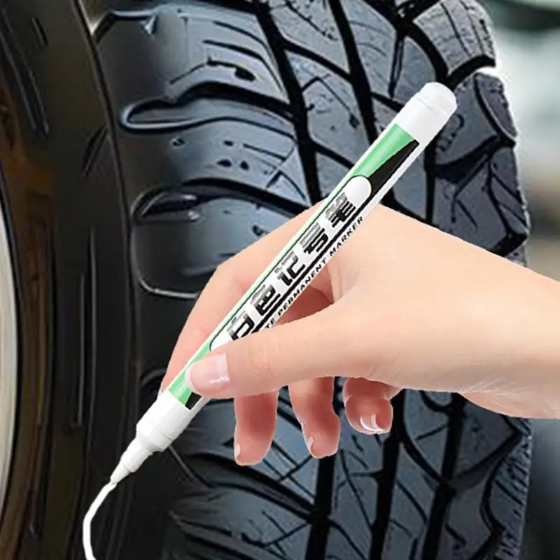 Водостойкие маркеры на масляной основе, водостойкий белый маркер, многоцелевой маркер для краски для дерева, кожи, стекла, керамики