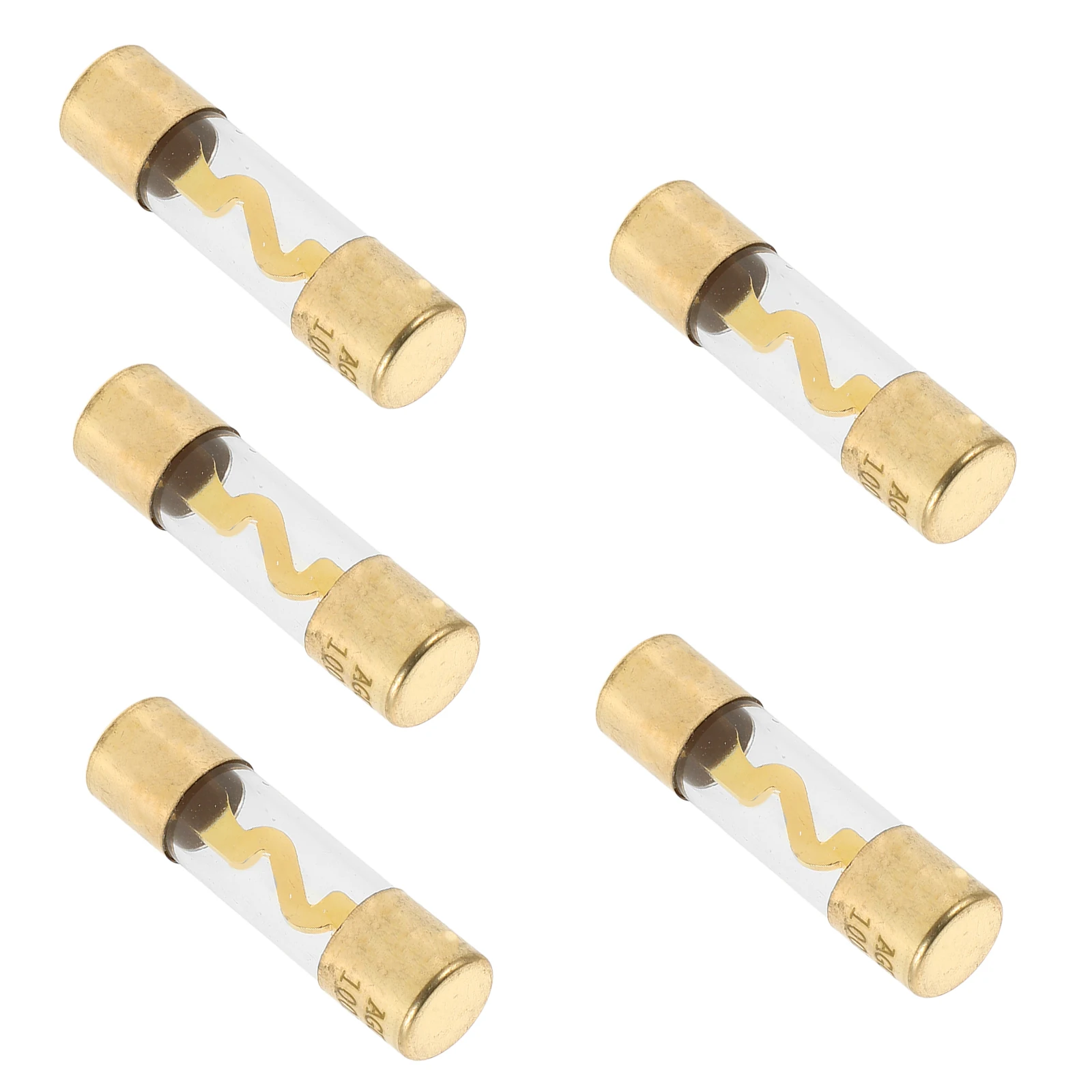 

5pcs Glass Tube 32V Automotive Holder 100A High Current Automotive Fuse Block For Car Audio Truck Boat Durable Fuse Holder