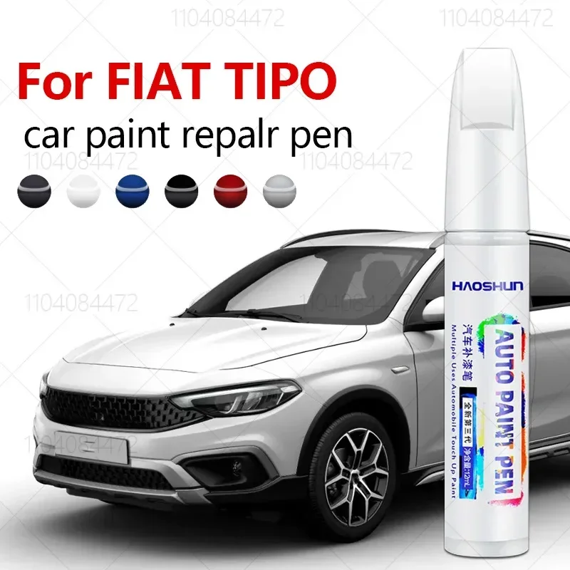 Paint Repair Pen Touch Up Scratch Remover DIY Auto Accessories Black White Green Silver Orange Blue For FIAT TIPO 2015-2024 356