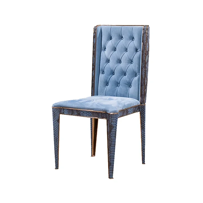 Dining chair high-end single chair modern high-end luxury