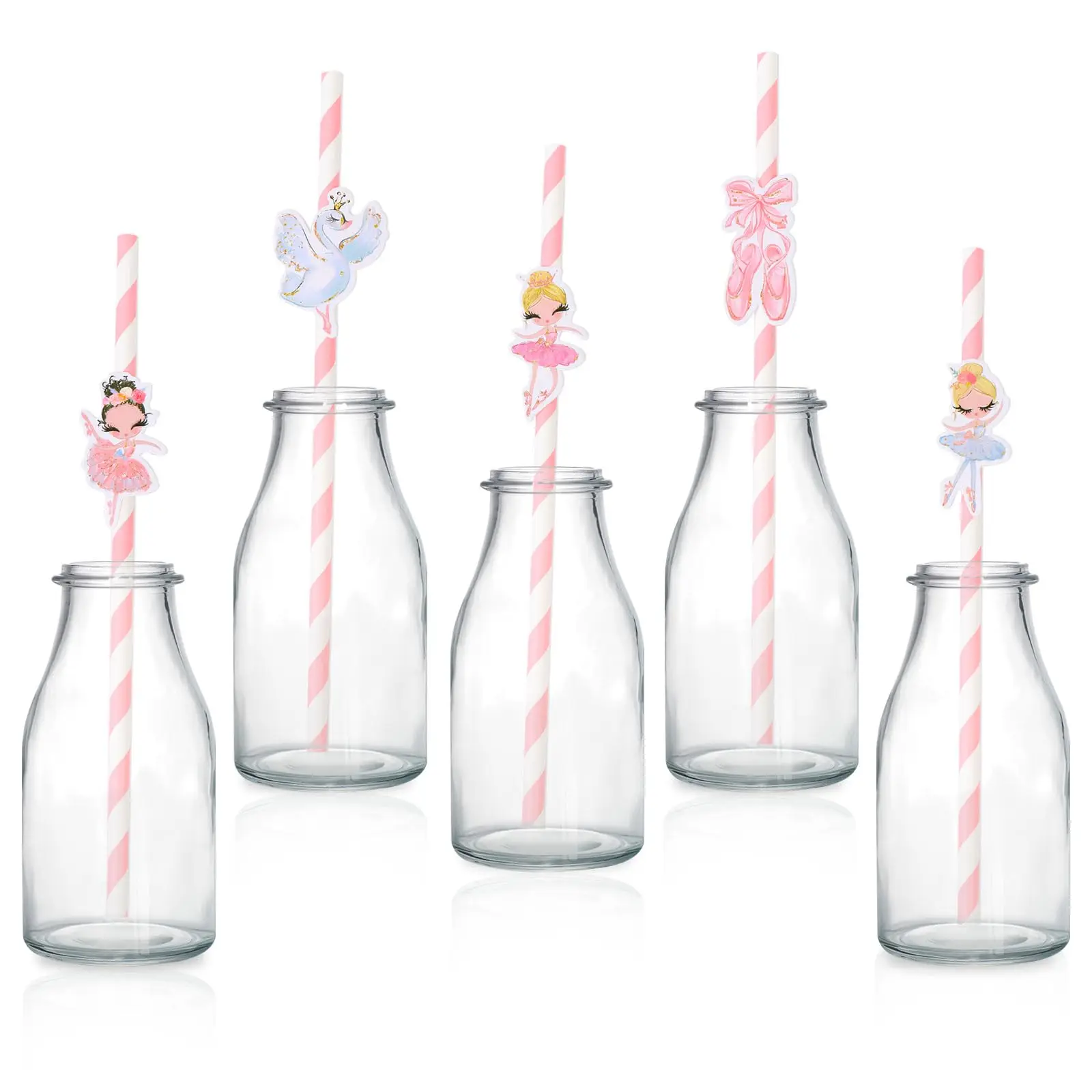 1-conjunto-de-canudos-de-papel-para-bale-50-pecas-lembrancas-para-festa-de-bailarina-listrado-bebendo-com-cisne-rosa-sapatos-decorativos-de-palha-para