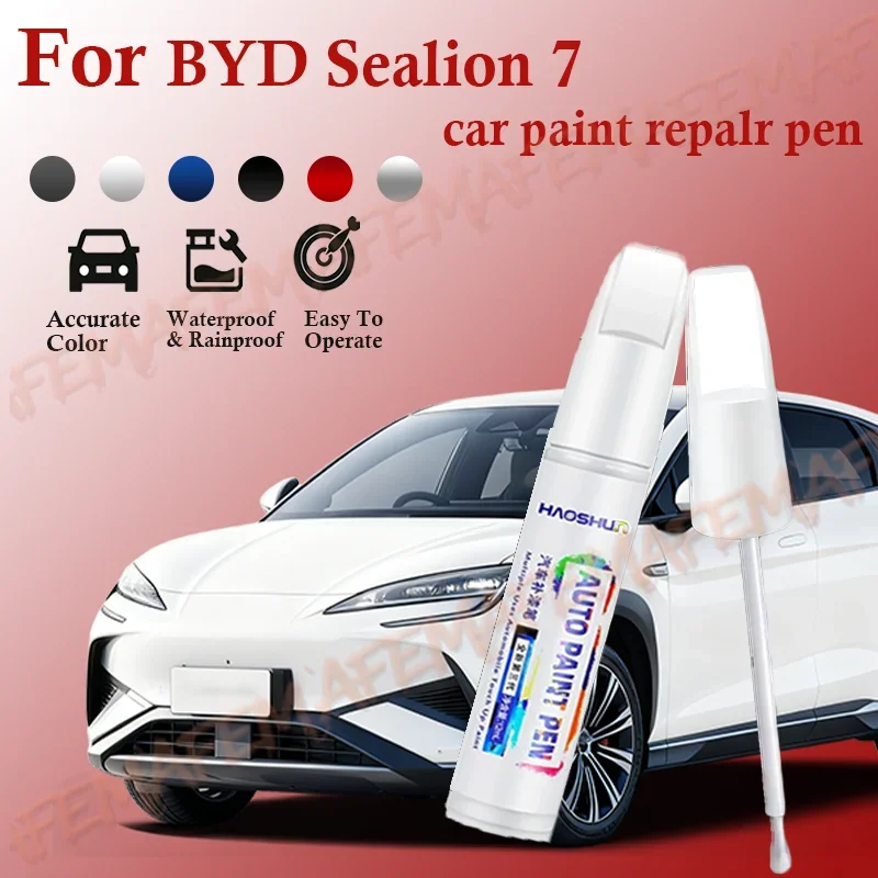 Para BYD Sealion 7 2010-2025, Bolígrafo de Reparación de Pintura, Eliminador de Arañazos, Accesorios para Auto, Negro, Blanco, Azul, Gris, Morado