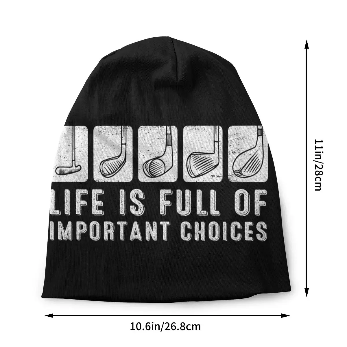 Funny Life Is Full Of Important Choices Lover Player Gift Cap Ski Skullies Beanies Hats Thermal Elastic Bonnet Knit Hat