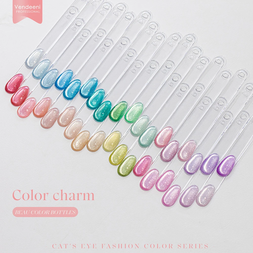Vendeeni 36 Colors/Set Water Light Cat Eye Gel Nail Polish Magnetic UV LED Soak Off Gel Varnish Rainbow Cat Eye Gel With Display