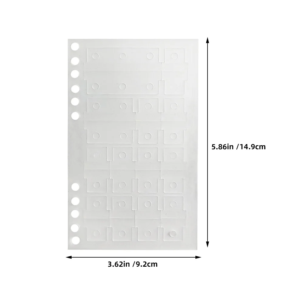 10 Sheets Sticky Page Markers for Notebooks Multi-Function Self Adhesive PVC Index Tabs for Annotating Books File Folders