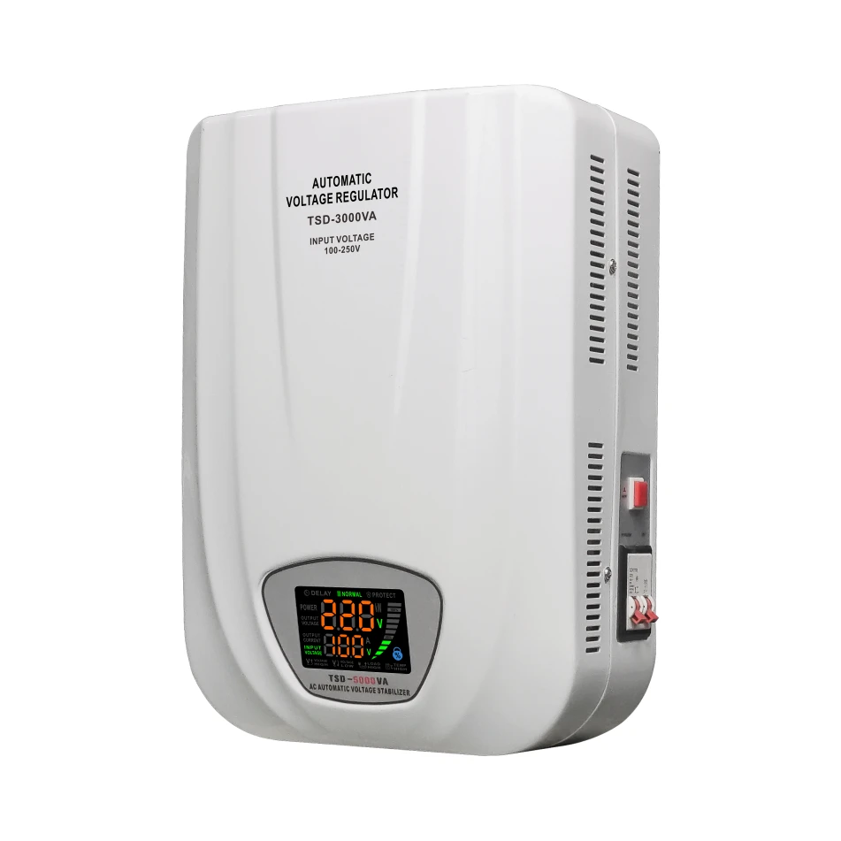 2 years warranty Single Phase 3KVA ac servo motor intelligent automatic voltage stabilizer