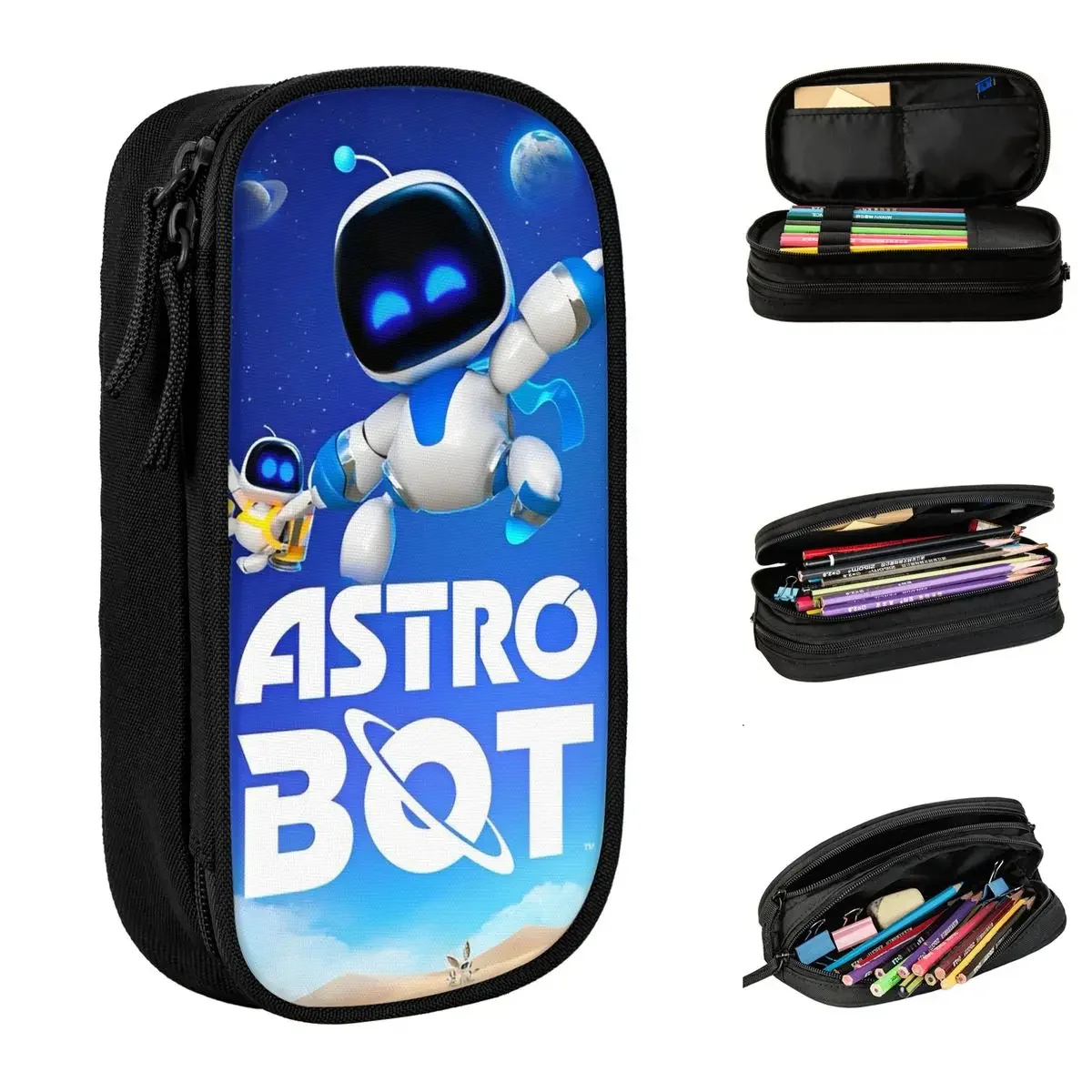 ASTRO-BOT Game Lover Accessories Pen Box Large-capacity Kids Pencilcase Perfect Gifts