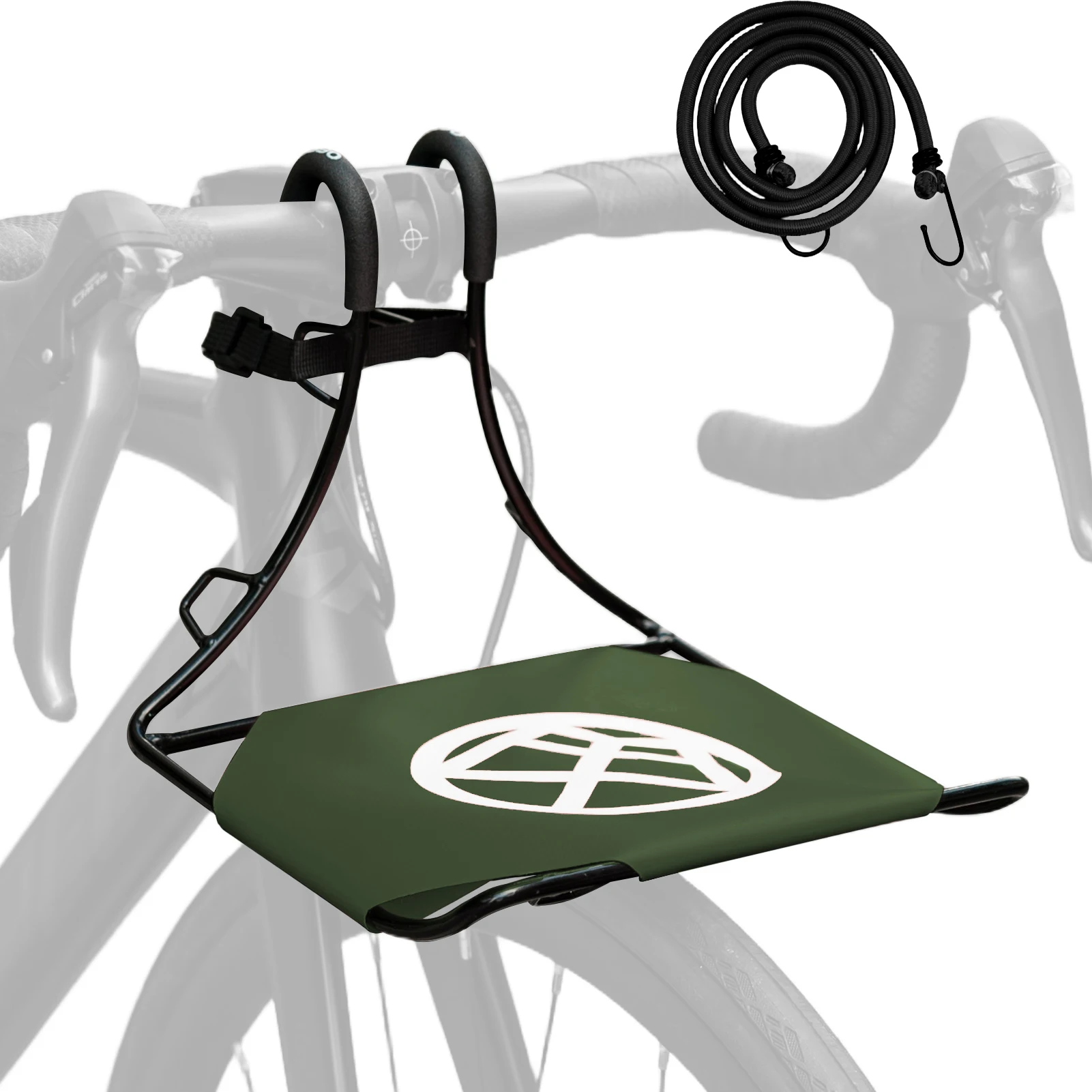 OFFBONGAGE Fahrrad-Frontträger, Träger, Packtaschen, Tasche, Gepäck, Regalhalterung, Kofferraum, MTB, Fahrradträger, 10 kg Tragfähigkeit