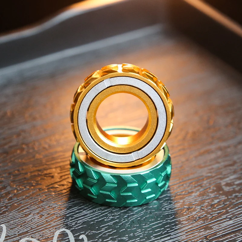 Anel mecânico de catraca edc, sliders, brinquedos de alívio do estresse para adultos, metal magnético para adultos e crianças, presente