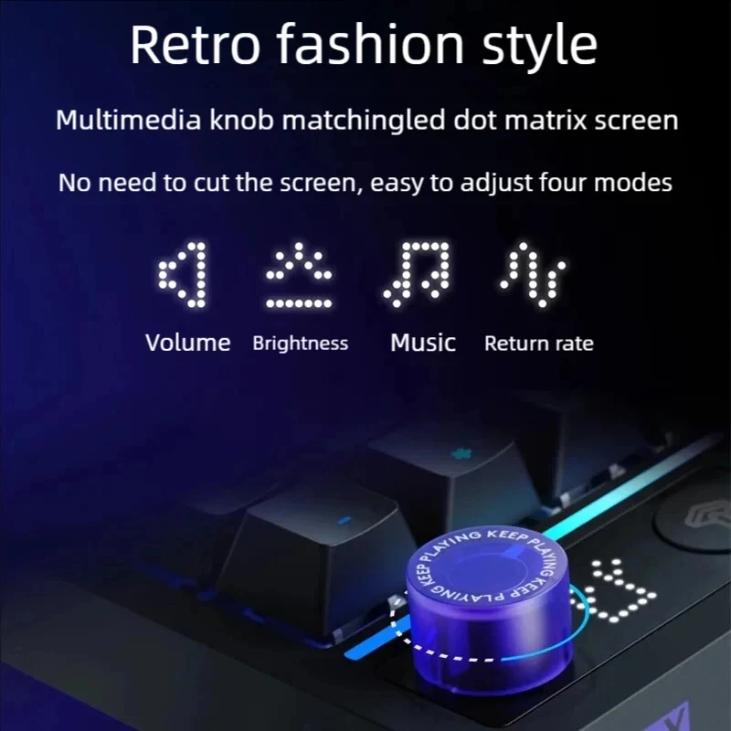 لوحة مفاتيح سلكية جديدة من Logitech G316 X Flash Dragon 8K مخصصة للألعاب مع أقدام قابلة للإزالة ومفتاح كامل ومقبض دوار للوسائط المتعددة RGB